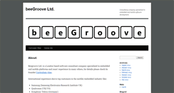 Desktop Screenshot of beegroove.com